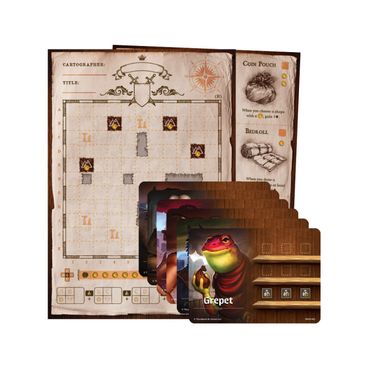 Cartographers Heroes - Map Pack 6 Hornhelm - GESELLSCHAFTSSPIELE