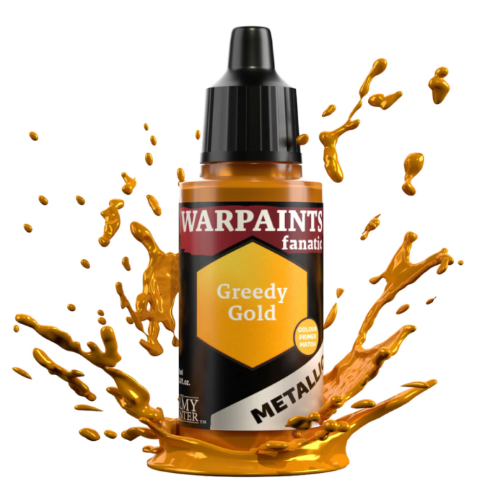 Warpaints Fanatic Metallic: Greedy Gold - PITTURE