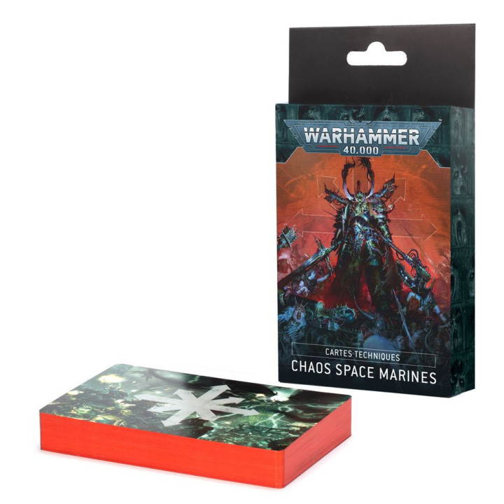 WARHAMMER 40'000 - Cartes Techniques: Space Marines Du Chaos (2024)