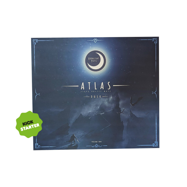 Moonlight Maps - Atlas TTRPG Battle Maps - Dusk - BOARD GAMES
