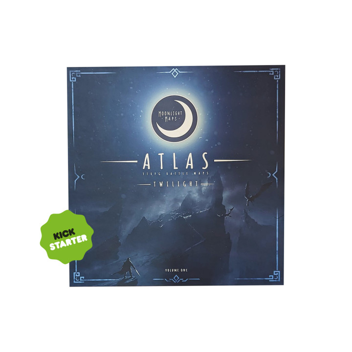 Moonlight Maps - Atlas TTRPG Battle Maps - Twilight - BOARD GAMES