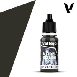 Model Color - Camouflage Black Green 18ml (70.741) 109 - ANSTRICHE