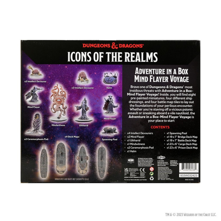 D&D Icons of the Realms - Adventure in a Box - Mind Flayer Voyage - TO SORT