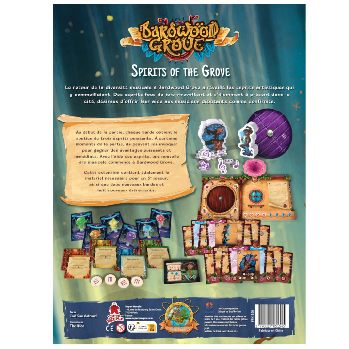 Bardwood Grove - Spirits of The Grove - BOARD GAMES