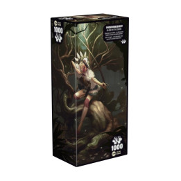PUZZLES CARTONS - Puzzle Twist Phosphorescent - Forest Spirit- 1000 Pièces