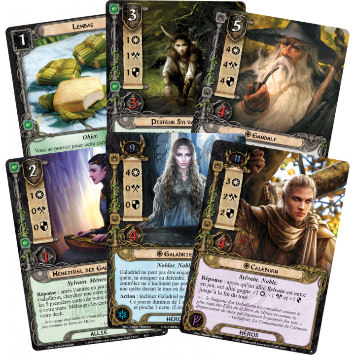 JEUX DE CARTES - Le Seigneur des Anneaux JCE - Les Elfes de la Lórien