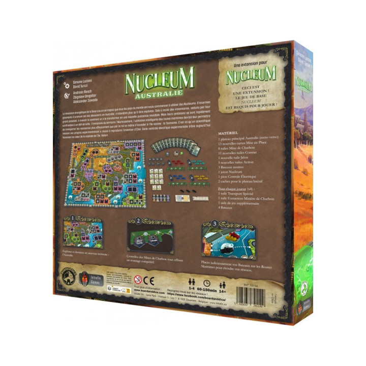 Nucleum - Extension Australie - BOARD GAMES
