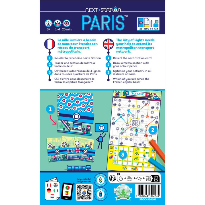 Next Station: Paris - GESELLSCHAFTSSPIELE