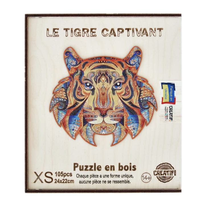 PUZZLES - Puzzle en Bois "Creatif Puzzle" - Taille Petite