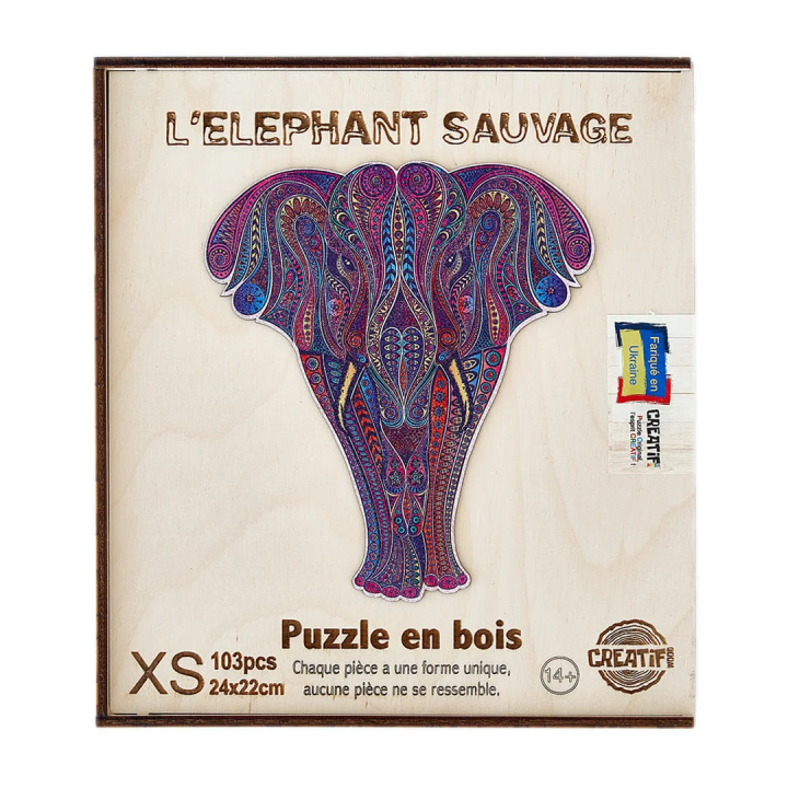 PUZZLES - Puzzle en Bois "Creatif Puzzle" - Taille Petite