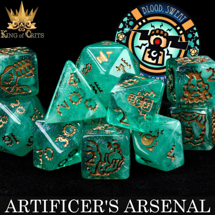 ACCESSOIRES JEUX DE SOCIÉTÉ - Artificer's Arsenal 11 Dice Set