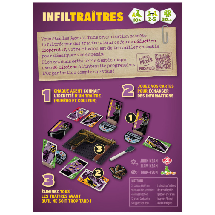 Infiltraîtres - KOOPERATIVE SPIELE