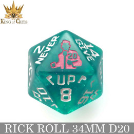 DÉS - Rick Rolled 34mm D20
