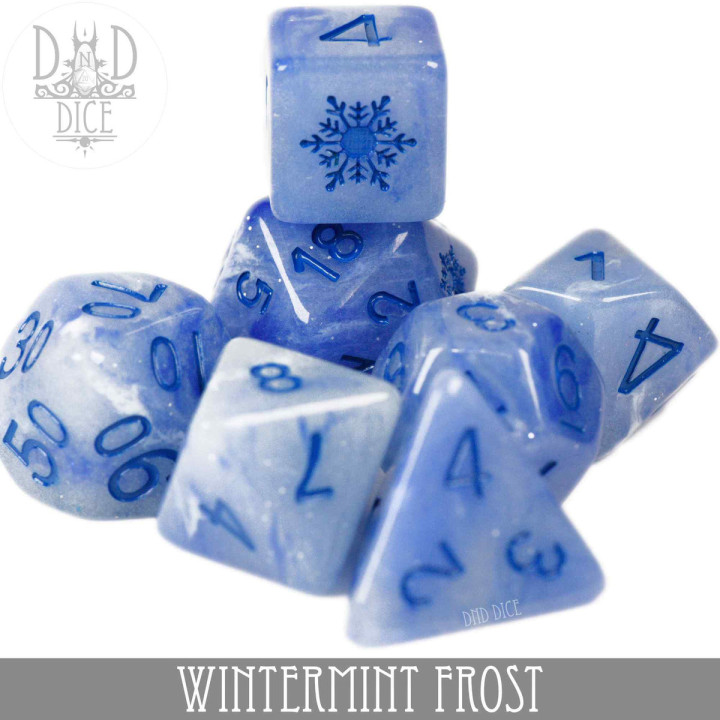 DÉS - Wintermint Frost Dice Set