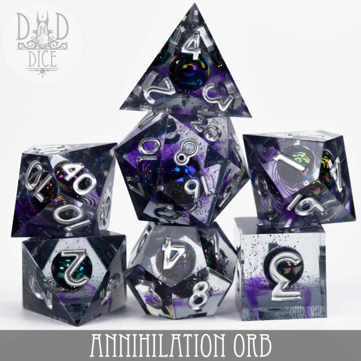 DÉS - Annihilation Orb Handmade Dice Set