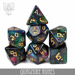 DÉS - Quagmire Runes Dice Set