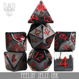 Feelin' Jelly: Ink Dice Set - Dice