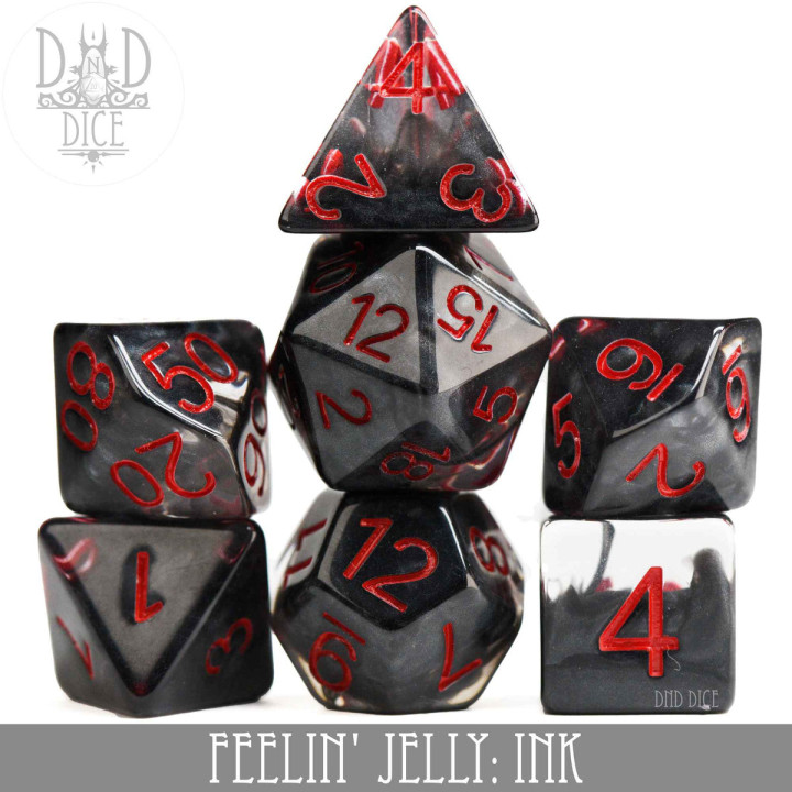 Feelin' Jelly: Ink Dice Set - Dice