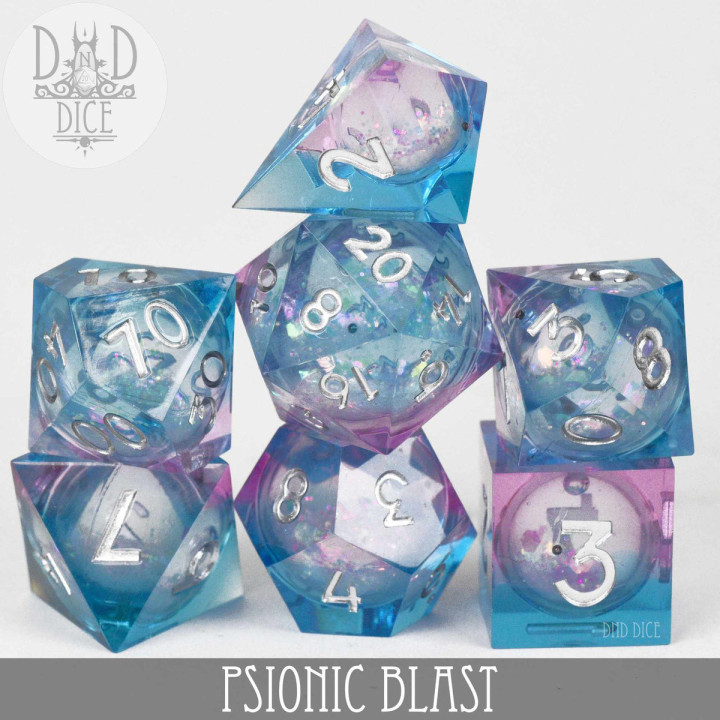 DÉS - Psionic Blast Liquid Core Dice Set