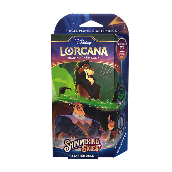 LORCANA - Disney Lorcana - Ciel Scintillant - DECK DE DÉMARRAGE - Scar