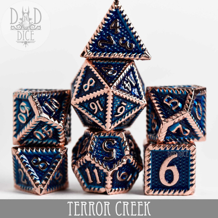 DÉS - Terror Creek Metal Dice Set