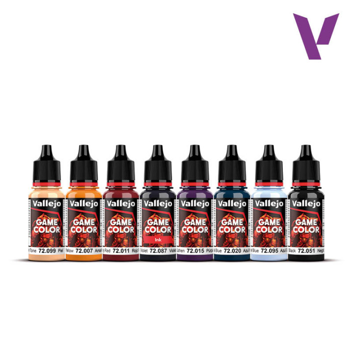 VALLEJO - Vallejo - game color purple dragons 8 colors set 18 ml