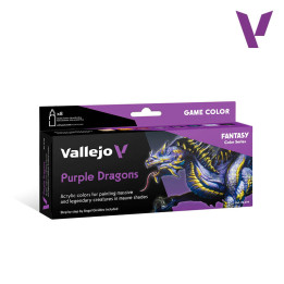 VALLEJO - Vallejo - game color purple dragons 8 colors set 18 ml