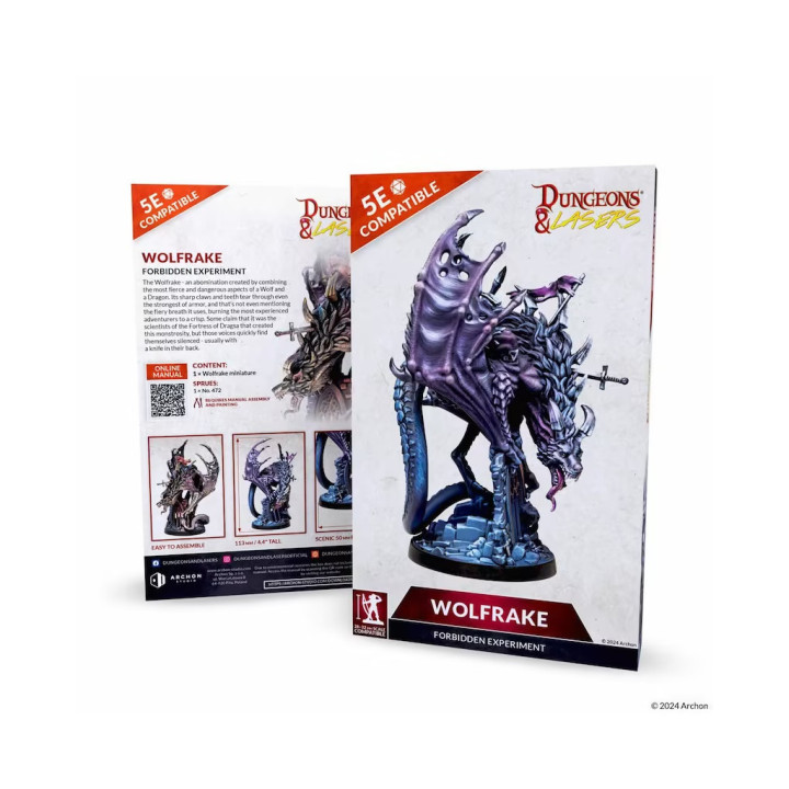 Dungeons & Lasers - Figurines - Deuslair - Wolfrake - FIGURINE GAMES