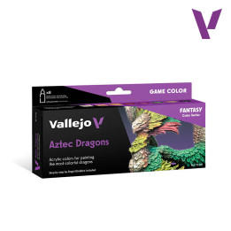 VALLEJO - vallejo - game color / 8 colors set - aztec dragons 18 ml