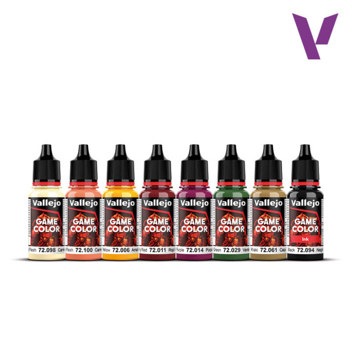 VALLEJO - vallejo - game color / 8 colors set - aztec dragons 18 ml