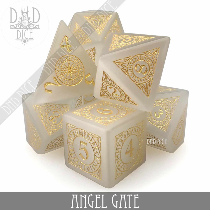 DÉS - Angel Gate Cat's Eye Dice Set