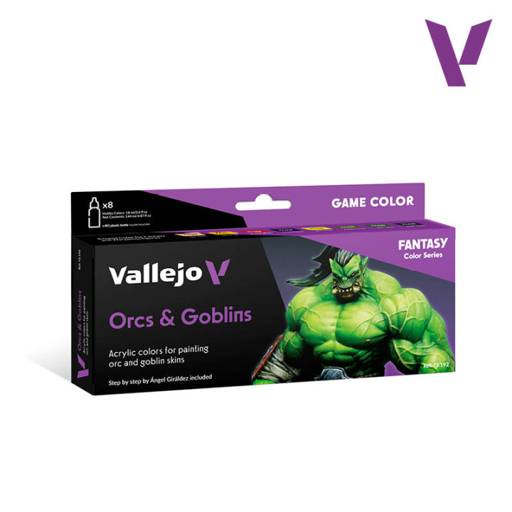 VALLEJO - vallejo - game color / 8 colors set - orcs & goblins 18 ml