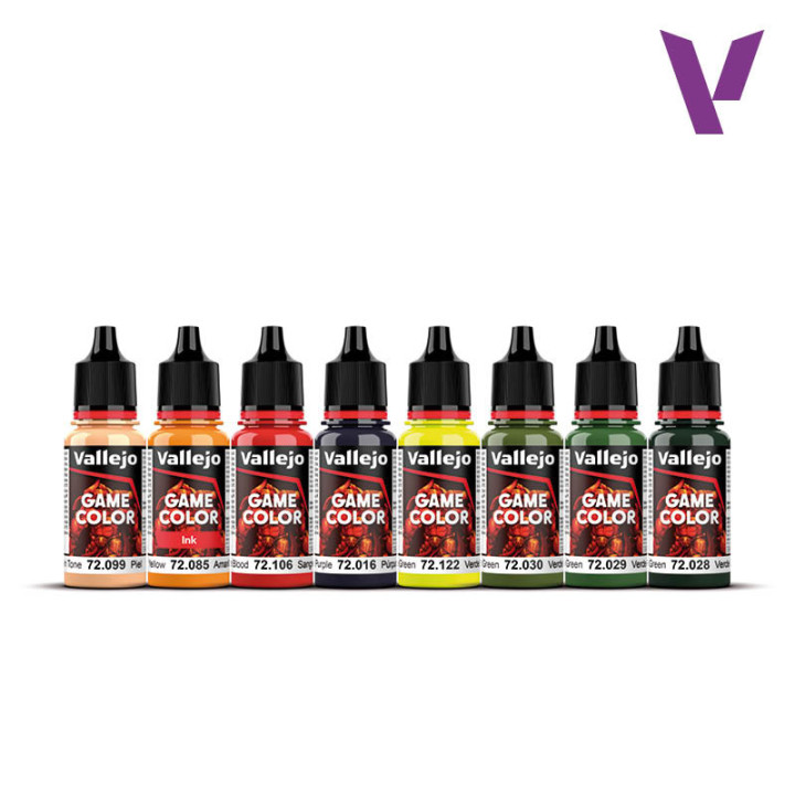 VALLEJO - vallejo - game color / 8 colors set - orcs & goblins 18 ml
