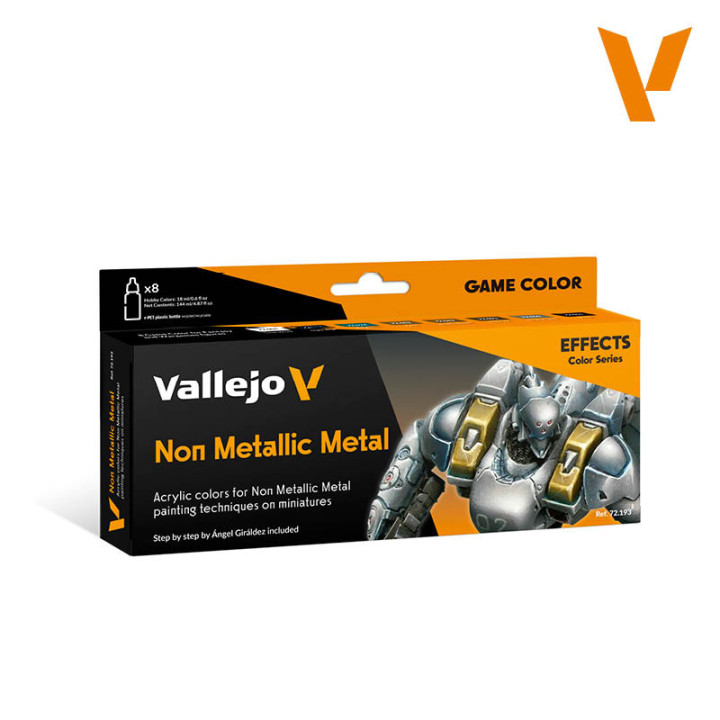 VALLEJO - vallejo - game color / 8 colors set - non metallic metal 18 ml