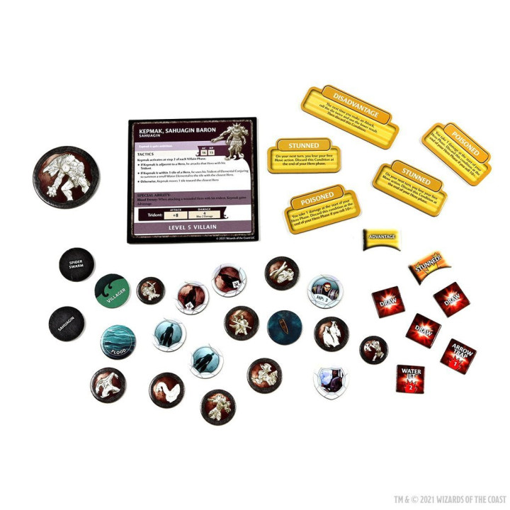 D&D: Ghosts of Saltmarsh Adventure System Board Game (Standard Edition) - BOARD GAMES