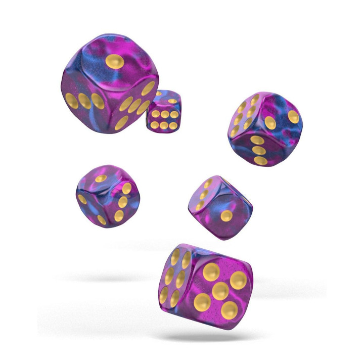 DÉS - GEMIDICE - Oakie Doakie Dice - 12 dés D6 de 16 mm