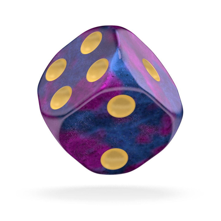 DÉS - GEMIDICE - Oakie Doakie Dice - 12 dés D6 de 16 mm