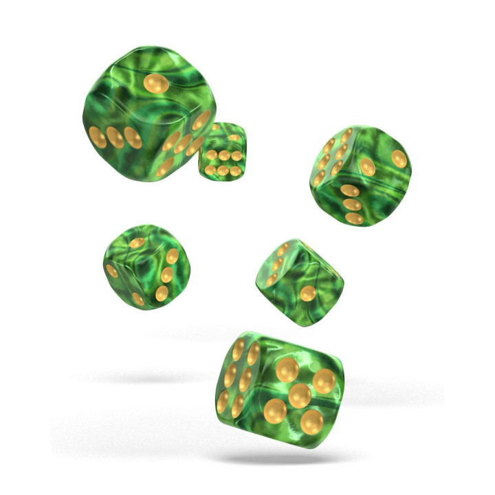 GEMIDICE - Oakie Doakie Dice - 12 D6 dice of 16 mm - Dice