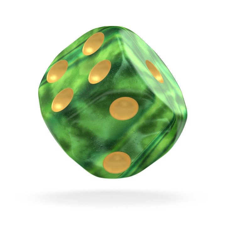 DÉS - GEMIDICE - Oakie Doakie Dice - 12 dés D6 de 16 mm