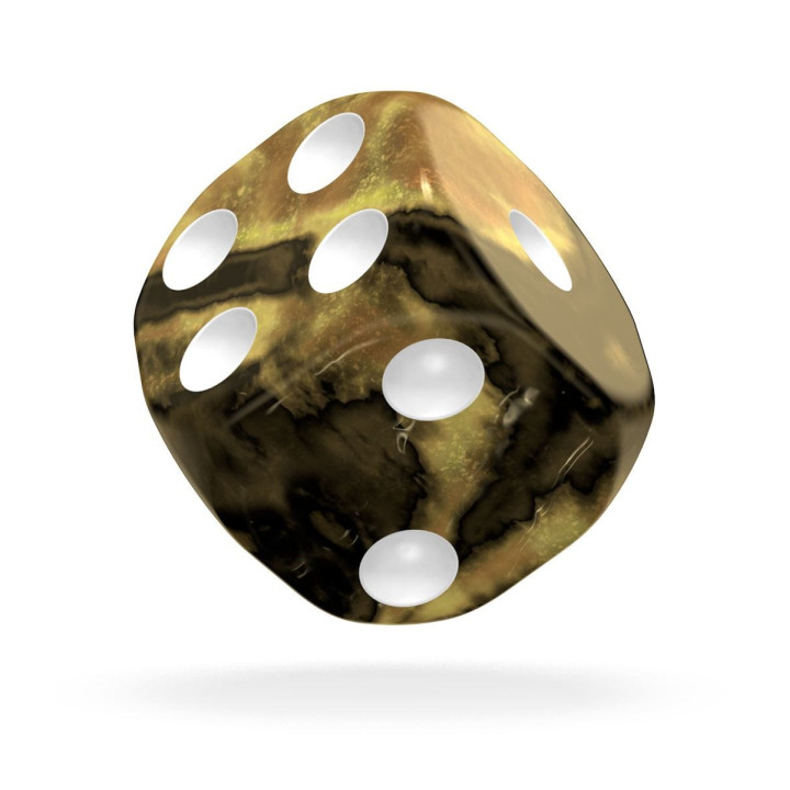 DÉS - GEMIDICE - Oakie Doakie Dice - 12 dés D6 de 16 mm
