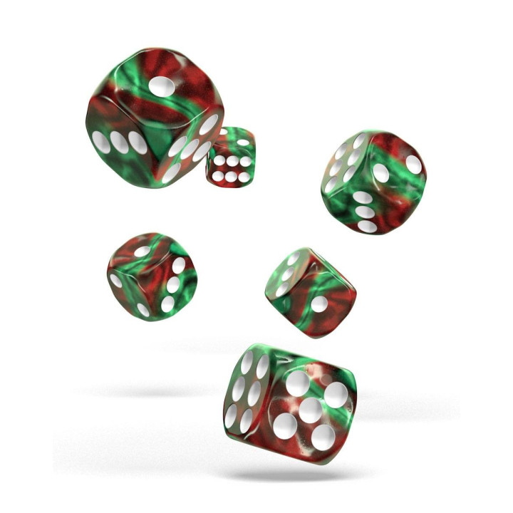 DÉS - GEMIDICE - Oakie Doakie Dice - 12 dés D6 de 16 mm