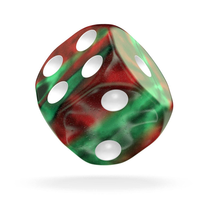 DÉS - GEMIDICE - Oakie Doakie Dice - 12 dés D6 de 16 mm