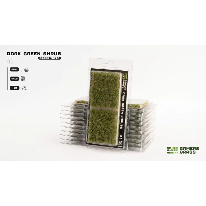 Dark Green Shrub - TERRAIN - SCENERY