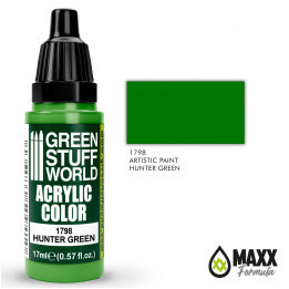 Acrylic Color HUNTER GREEN - GREEN STUFF WORLD