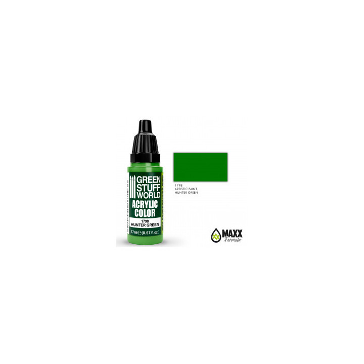 Acrylic Color HUNTER GREEN - GREEN STUFF WORLD