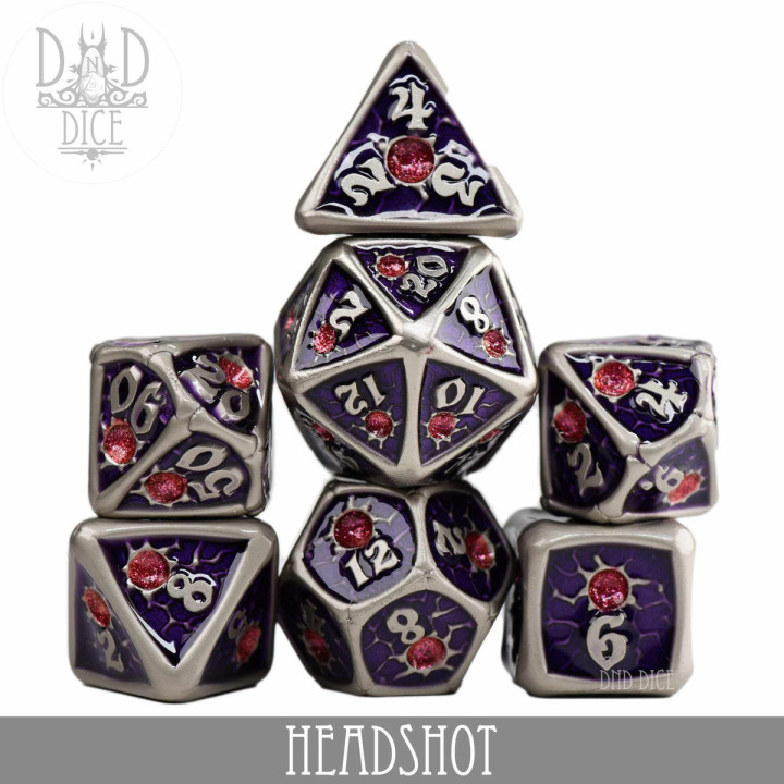 DÉS - Headshot Metal Dice Set