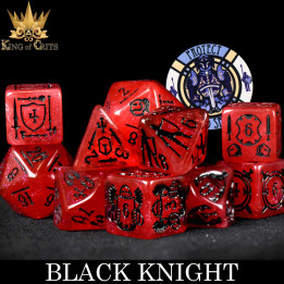 DÉS - Black Knight 11 Dice Set