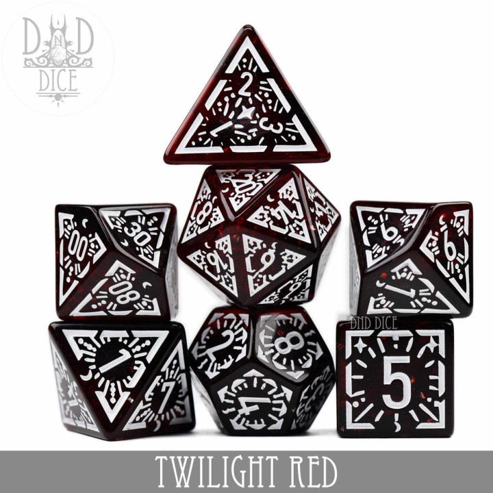 DÉS - Twilight Red Dice Set