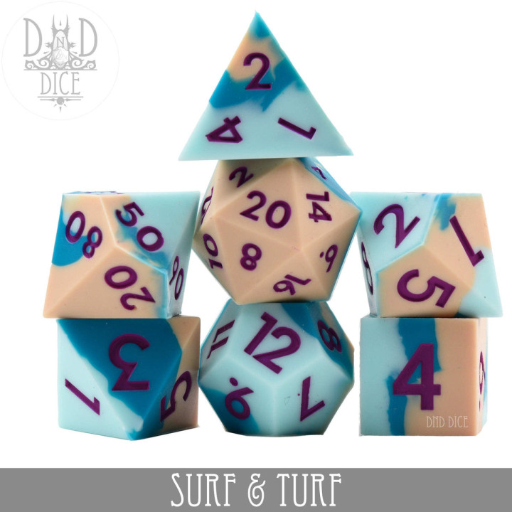 DÉS - Surf & Turf Silicone Dice Set