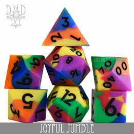 DÉS - Joyful Jumble Silicone Dice Set